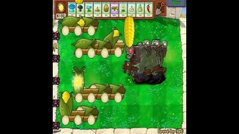 Cob Cannon Power 💥 vs Gargantuar Zombies | Plants vs Zombies 1 Hack #pvzhack