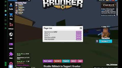 Another day another Krunker.io hacker