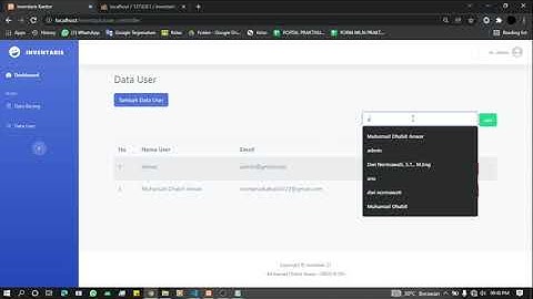 Fitur Pencarian | Pemrograman Web Dinamis | Muhamad Dhabit Anwar - 1800018159