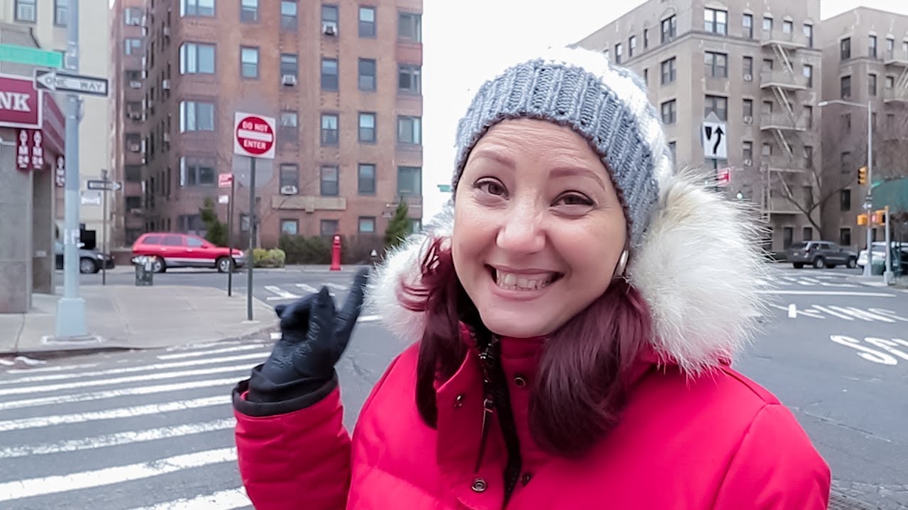 Turul cartierului nostru - unde locuim in New York -