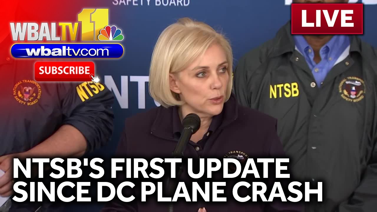 LIVE: NTSB provides update on plane crash - wbaltv.com - YouTube