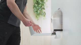 Tutorial Katrin Gigant Toilet Roll Dispensers L - Easy To Use Stub Roll Holder