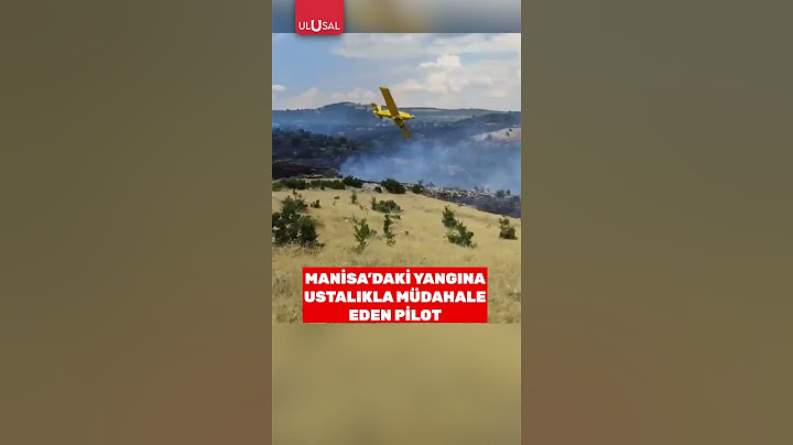 Manisa'da yangına ustalıkla müdahale eden pilot gündem oldu #shorts #yangın #keşfet #uçak #pilot