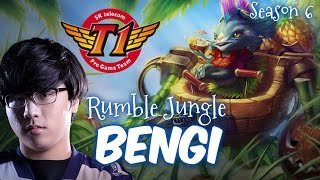 SKT T1 Bengi RUMBLE Jungle vs Rammus - Patch 6.3 KR | League of Legends