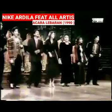 Nike ardilla feat All Artis di acara lebaran idul fitri ( 1990 ) TVRI jadul