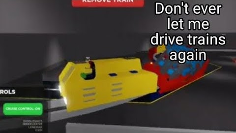 Roblox | How to (not) drive trains in PBCC! | Pinewood Computer Core