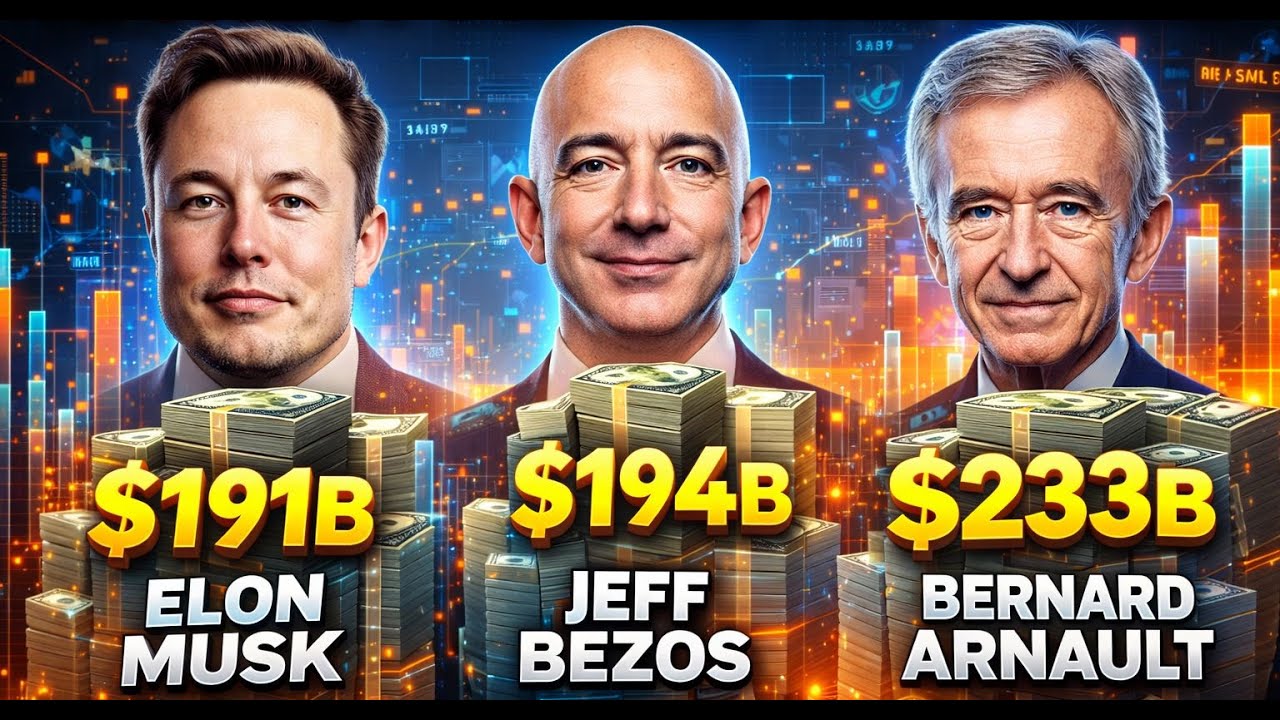 Top 10 des Hommes Les Plus Riches du Monde en 2026 - YouTube