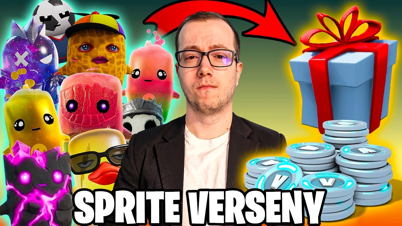 Sprite Vadászat és 1500 V-Bucks Nyeremények! Ghost4Rider Versenye