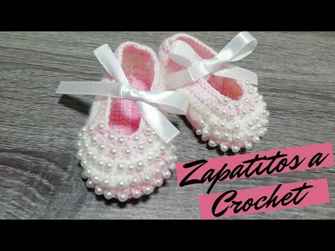 oportunidad Pagar tributo fósil Como tejer zapatitos para bebe recien nacido a crochet, para principiantes  muy fácil - YouTube