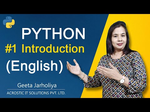 Introduction to Python Programming (Session #1) - English
