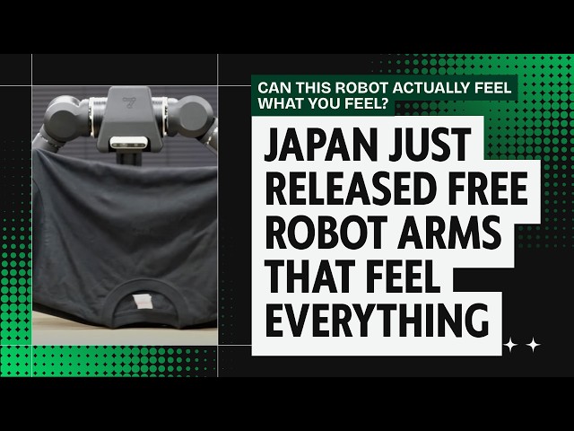 Japan Just Released FREE Robot Arms That Feel Everything - YouTube
