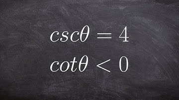 Given an angle and constraint find the six trig functions of the angle