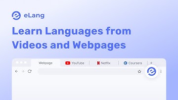 eLang Extension | Learn English with Netflix, YouTube, Coursera | Translate subtitles and words