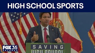 Watch: Florida Gov. Ron DeSantis on saving high school sports, South Atlantic red snapper freeze