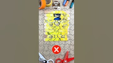 Try to Solve Coolest Paper Craft Puzzle with Magic Joy by Inside Out 🤩#insideout #joy #insideout