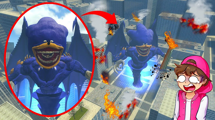 Un DRON capta a SONIC SHIN TAPES DEMONIO CTHULHU en la CIUDAD