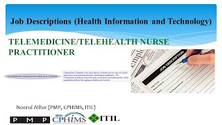 Telemedicine /Telehealth Nurse Practitioner Job Description
