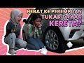 Fatin &amp; Levy tukar tayar kereta! Betul ke caranya?