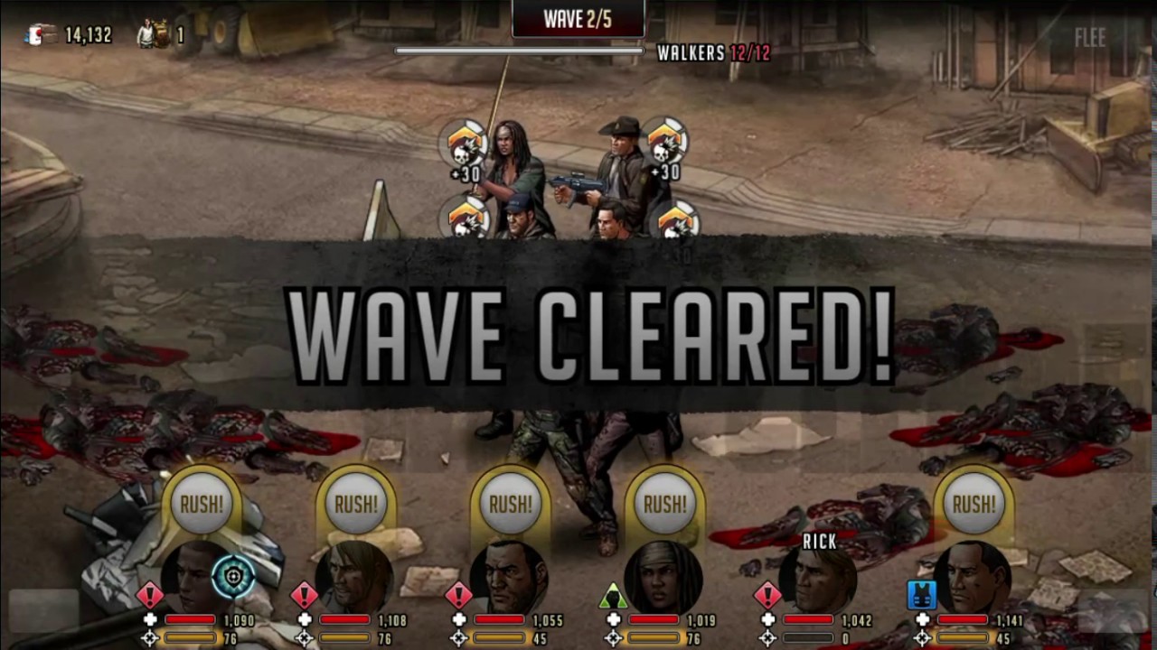 The Walking Dead: Road To Survival - Best Range Walker/Farm Team!