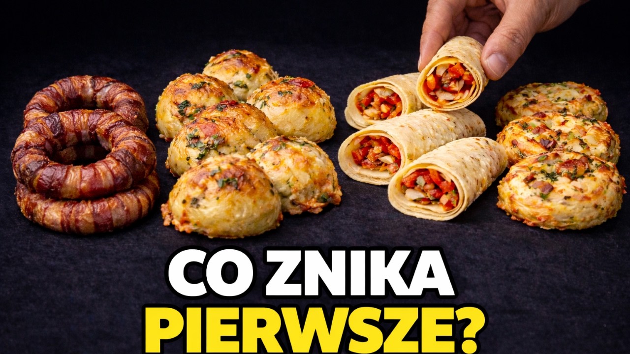 Przekąski imprezowe Szybko Znikające Ze Stołu !