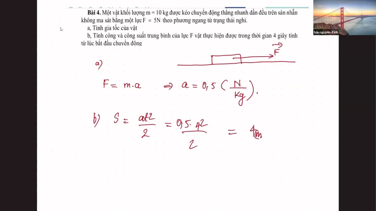 Vật Lý 10: Công suất