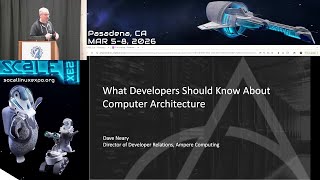What Developers Should Know About Hardware Architecture
Talk by Dave Neary
https://www.socallinuxexpo.org/scale/23x/presentations/what-developers-should-know-about-hardware-architecture
The classic Java mantra, write once, run anywhere, suggested that developers should be able to rely on the JVM to handle the intricacies of different hardware environments. For all modern high level languages, we expect compilers and language runtimes to “abstract away” the hardware for application developers. However, the hardware can still impact application performance. Developers and architects should know enough about the behavior of the underlying hardware to avoid pitfalls and take advantage of opportunities to maximize performance.
In this talk, you will learn about:
- How modern CPU pipelining and memory models can impact application performance- Why Arm64 instances typically offer the best price/performance on modern cloud platforms- Arm64 features you can leverage to improve performance
This session is ideal for software developers who want to understand how server architecture influences application performance, and how to make informed decisions about the underlying architecture when deploying applications to the cloud. What Developers Should Know About Hardware Architecture