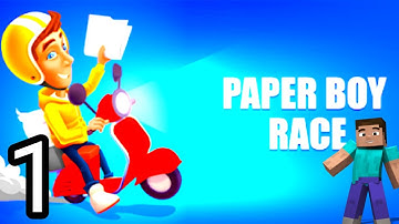 paper boy race //Gameplay Walkthrough Part 1 (iOS)