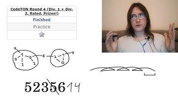 CodeTON Round 4 (Div. 1 + Div. 2) problems C–E (video editorial)