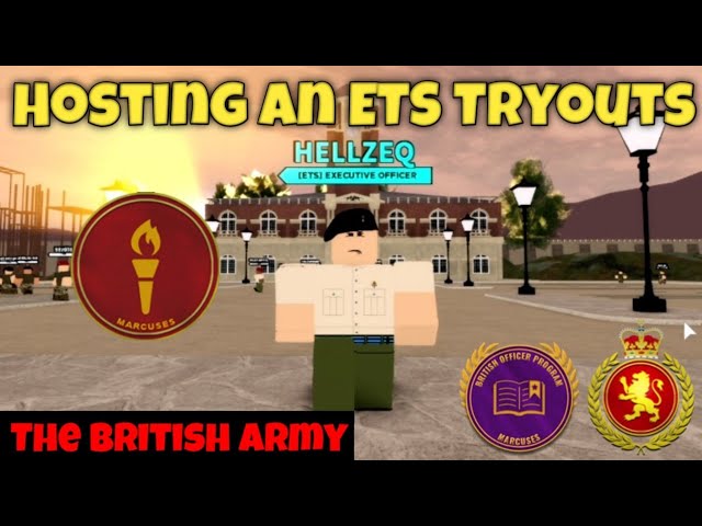 Hosting An Ets Tryouts Marcuses British Army Youtube - ets british army roblox