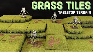 Modular Tabletop Grass Terrain Tileset for D&D - Pathfinder - Wargaming