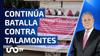 En Huitzilac continua la  batalla contra talamontes en el llamado "Punto trino"