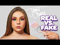 DESTROYING James Charles Palette REAL vs FAKE (MAKEUP REVIEW)🎨| Piper Rockelle