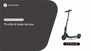 Datos KickScooter C2Pro SE Series Throttle & brake harness Guía