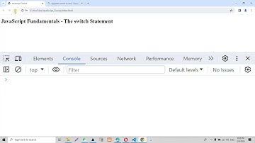 015 - The Complete JavaScript Course in 2024 (Arabic) - The switch Statement
