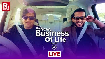 Arnab with Aman Gupta on The New Business of Life, Driven By Mercedes-Benz India