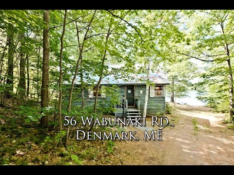 56 Wabunaki Rd., Denmark, ME home video tour