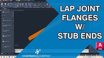 Lap Joint Flanges with Stub Ends | AutoCAD Plant 3D Demo