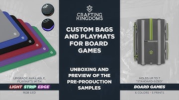 Unboxing The Adventurer Bag and Playmats pre-production samples
