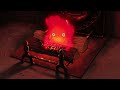 10 hour take a nap in the room asmr sleep with vibing calcifer music box for study sleep relax