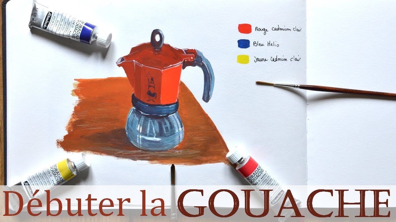 Dbuter la gouache  Conseils et dmo