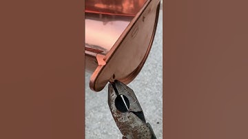 7.6” Euro Copper Gutter