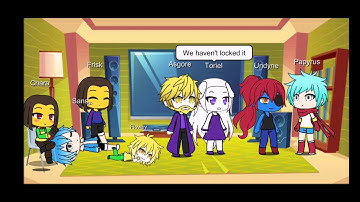 Undertale reacts to Sans – stronger than you (Gacha Life) part 1