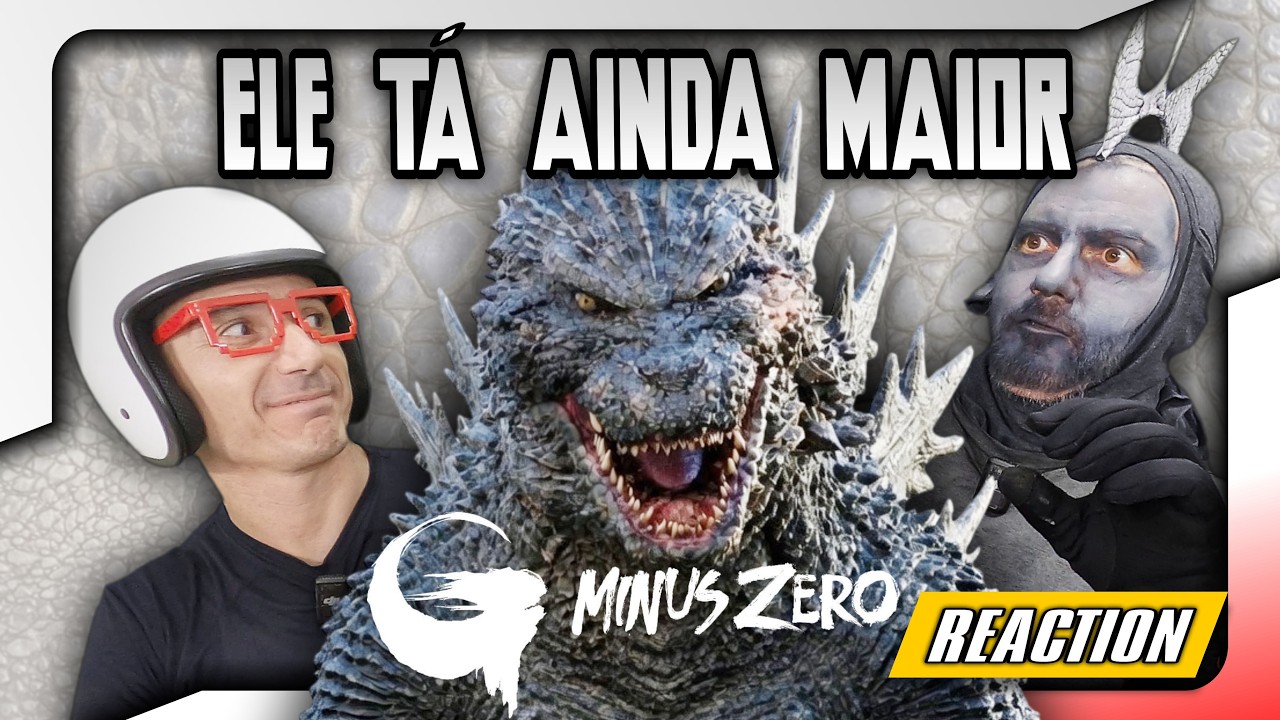 MAIS PORRADA, MENOS DRAMA, POR FAVOR! 🤬 REAGINDO AO TEASER DE GODZILLA MINUS ZERO! #reaction