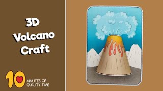 3D Volcano Craft