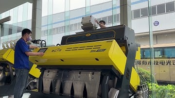 White Sesame Seeds Sorting---ANYSORT SH-series chute sorting machine for sorting out the impurities