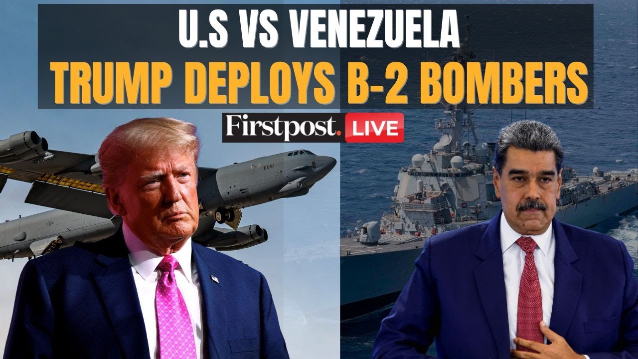 US vs Venezuela LIVE | B-52 Bombers, USS Mitscher, USS Forrest Sherman Deployed Against Venezuela
