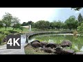 Walking in the Park &amp; at the Mall Rooftop, Singapore (Relaxing Binaural Sounds ) 4k ASMR