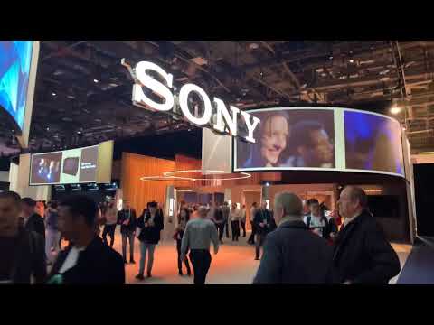 The Giant Sony Booth At CES Las Vegas 2020