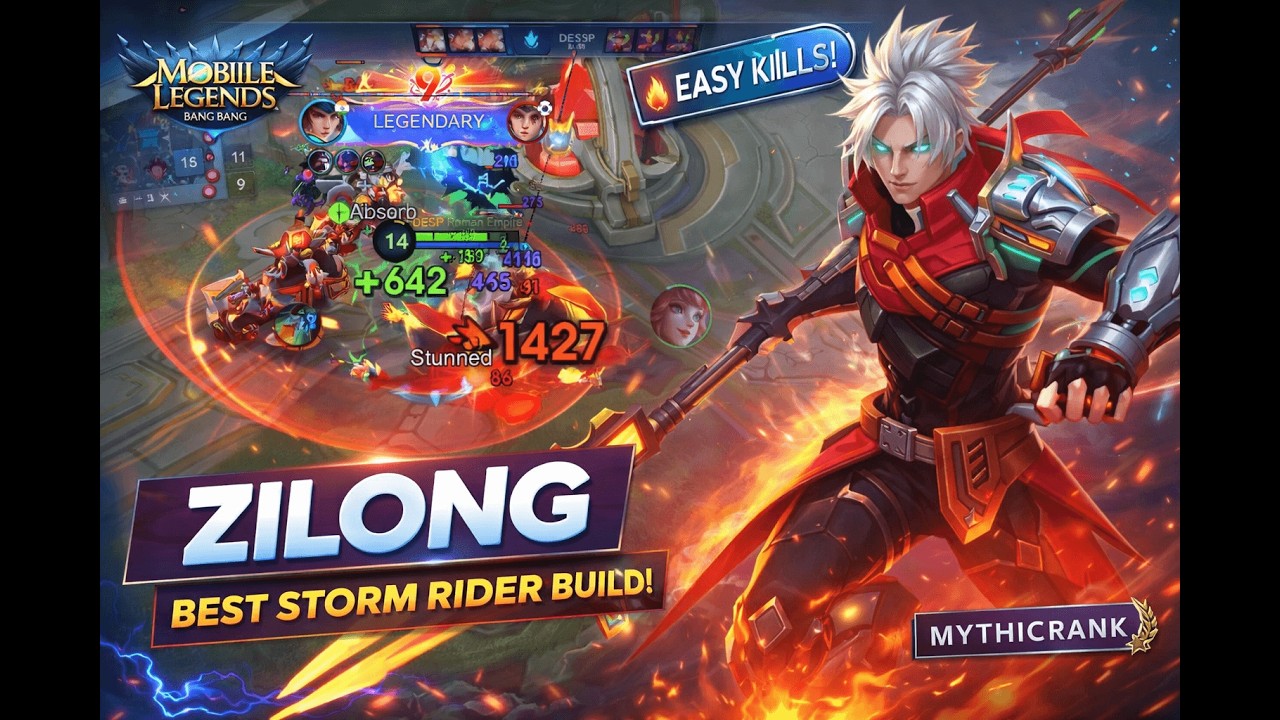 LEGENDARY ZILONG OUTPLAY! TOP GLOBAL STYLE