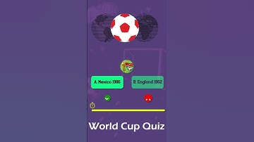 World Cup Football Quiz - Qatar World Cup 2022 #shorts